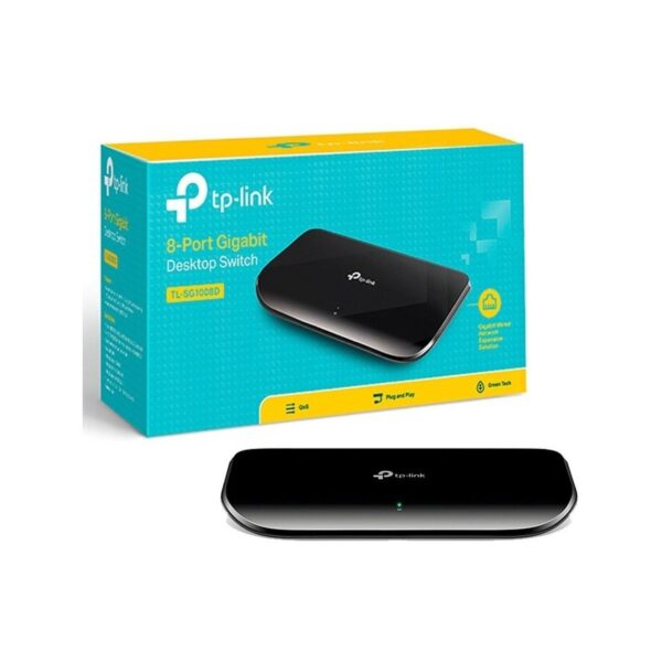 SWITCH TP LINK 8 PUERTOS 10/100/1000 TL-SG1008D