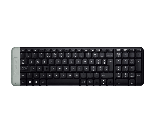 TECLADO LOGITEC INALAMBRICO BLACK ESPA&Ntilde;OL K230 920-004424
