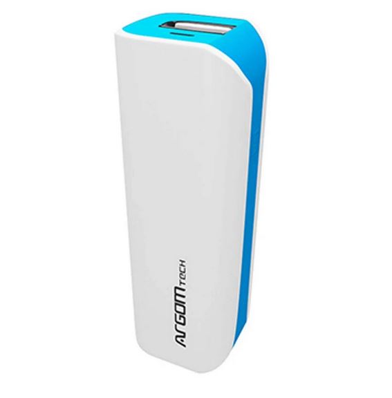 CARGADOR PORTATIL PARA CELULAR (POWER BANK) ARGOM AZUL ARG-AC-0233L