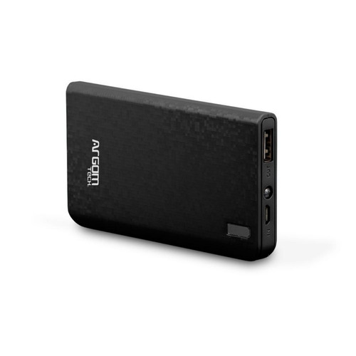 CARGADOR PORTATIL PARA CELULAR (POWER BANK) ARGOM NEGRO ARG-PB-1106BK