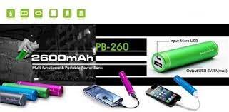 CARGADOR PORTATIL PARA CELULAR (POWER BANK) PB-260