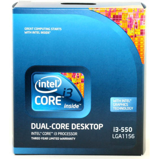 PROCESADOR INTEL CORE i3 550 3.2 GHZ LGA 1156