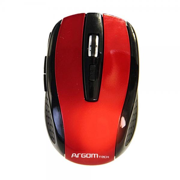 MOUSE INALAMBRICO ARGOM ARG-MS-0032R ROJO