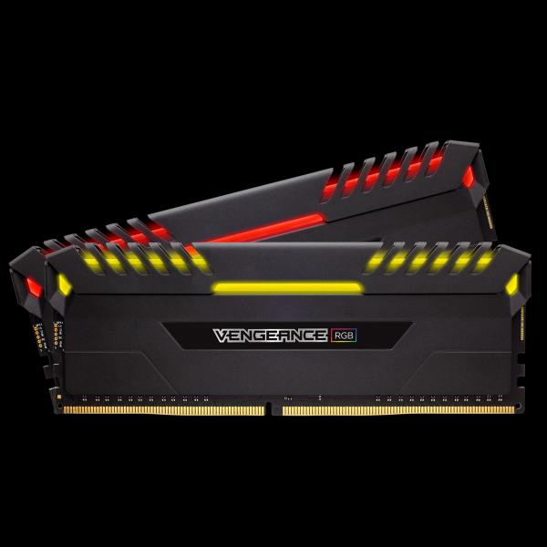 MEMORIA DDR4 16 GB 2666 KIT 2X8 CORSAIR VENGEANCE LED RGB CMR16GX4M2A2666C16