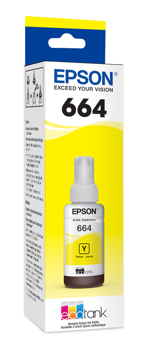 BOTELLA DE TINTA EPSON AMARILLO T664420