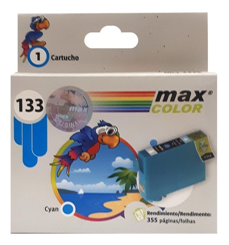 CARTUCHO MAXCOLOR CYAN T1332