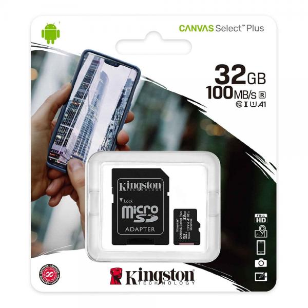 MEMORIA MICRO SD 32 GB KINGSTON CLASE 10 SDCS/32GB