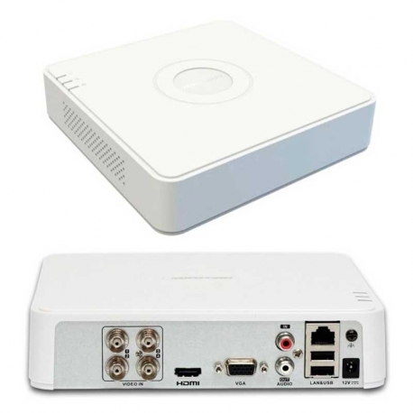 GRABADORA DVR HIKVISION 4 CANALES DS-7104HGHI-F1/N