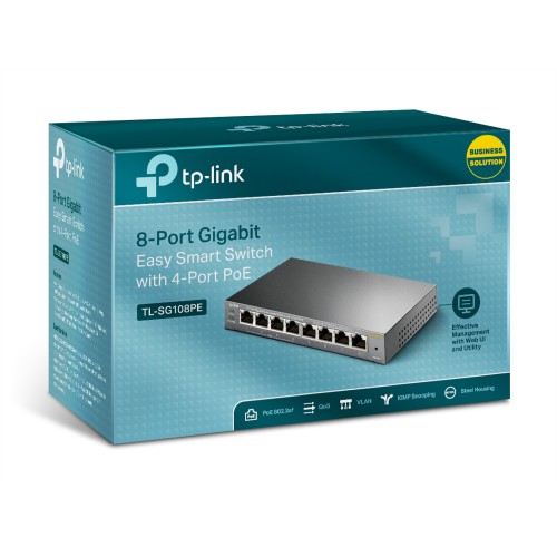 SWITCH TP LINK 8 PUERTOS GIGABIT TL-SG108E