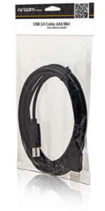 CABLE ARGOM USB IMPRESORA 2.0 AM/BM 10 PIE ARG-CB-0039