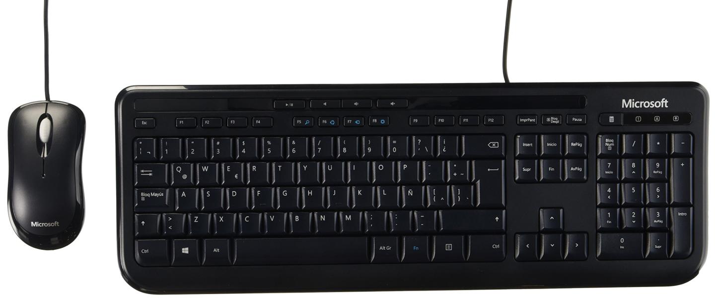 TECLADO Y MOUSE MICROSOFT WIRED DSKTP 600 APB-00004
