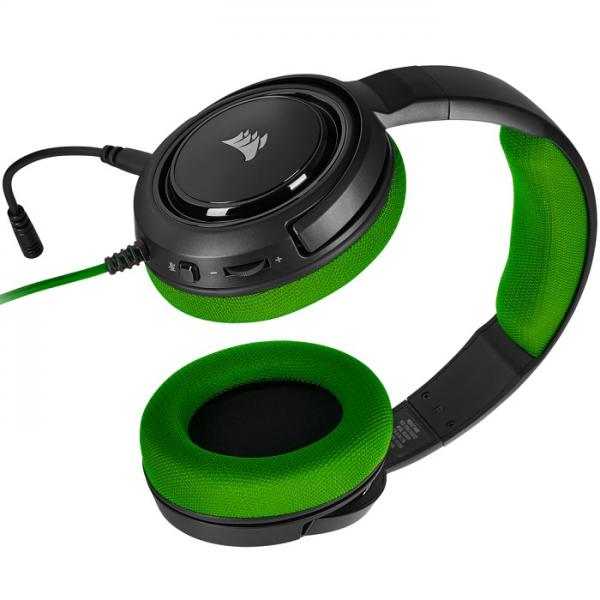 HEADSET CORSAIR HS35 GREEN CA-9011197-NA