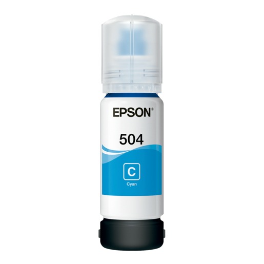 BOTELLA DE TINTA EPSON CYAN T504220