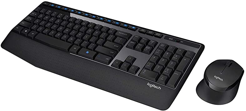 TECLADO Y MOUSE LOGITECH INALAMBRICO MK345 SPANISH NEGRO 920-007820