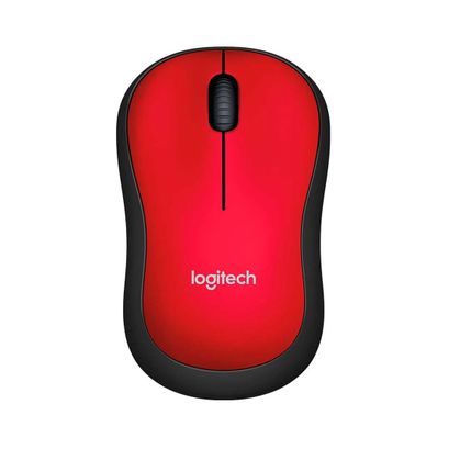 MOUSE LOGITECH INALAMBRICO M185 ROJO 910-003635