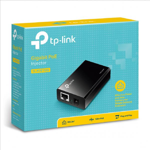 ADAPTADOR TP LINK POE GIGABIT INJECTOR TL-POE150S (UN)