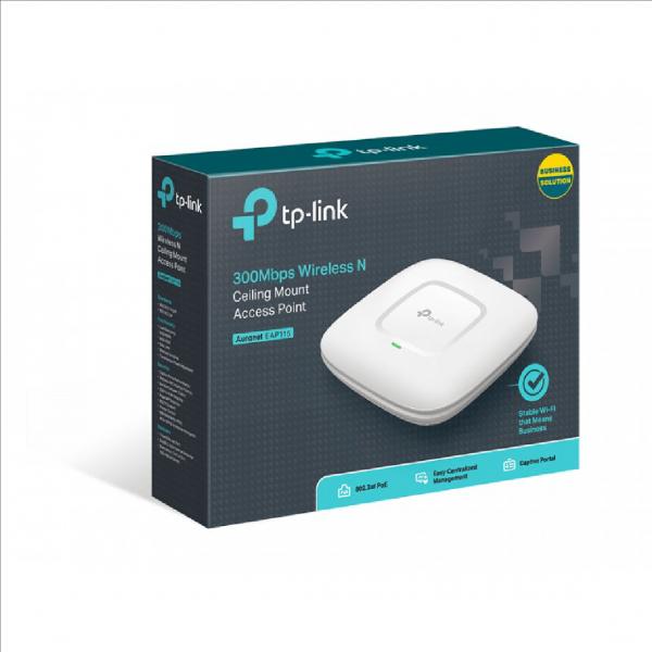 PUNTO DE ACESSO TP LINK TECHO INALAMCBRICO 300 MBPS TL-EAP115