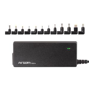 CARGADOR ARGOM DE PORTATIL SLIM 90W 1USB PORT ARG-AC-0095