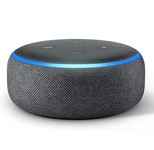 PARLANTE AMAZON ECHO DOT 3RD GENERATION AMZ-8416671668 CHARCOAL