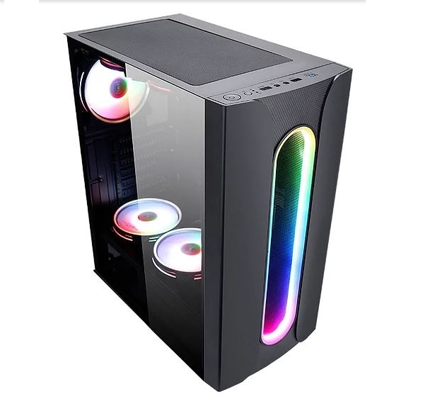 CASE GAMER EAGLE WARRIOR LOOP CG02RPRA003C CON ABANICO RGB AN (INCLUYE PEQUE&Ntilde;O CONTROL BOARD)