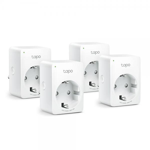 CONECTOR WIFI TP LINK INTELIGENTE MINI TAPO P100 (4PACK)