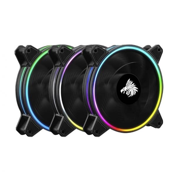 ABANICO EAGLER WARRIOR HURRICANE RGB X 3120X120X25MM 3 ARGB FCF12241001C