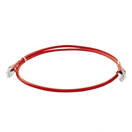 PATCH CORD 2FT ROJO SOLO REDONDO