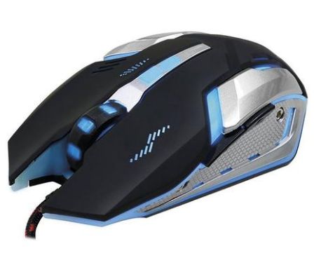 MOUSE UNNO TEKNO BRAVE GAMING USB NEGRO MS6610BK