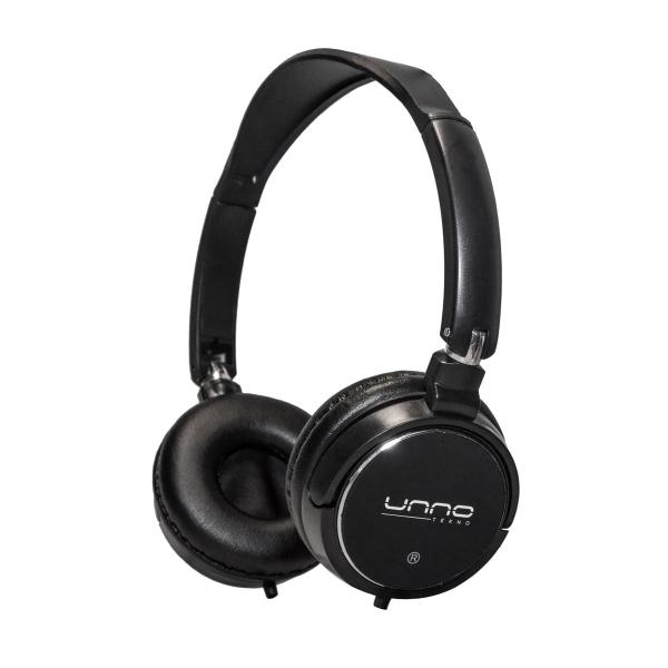 HEADSET UNNO TEKNO SONIC 3.5MM CON MICROFONO BLACK HS7308BK