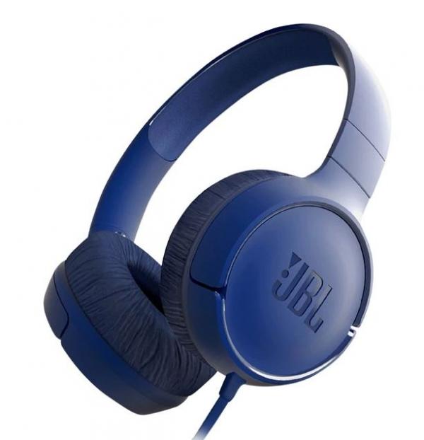 HEADSET JBL T500 ONE-EAR BLUE ALAMBRICO JBLT500BLUAM