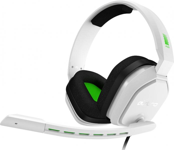 HEADSET LOGITECH A10 PARA PS4 GRIS/VERDE/BLANCO 939-001844