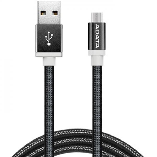 CABLE ADATA MICRO USB BLACK AMUCAL-100CMK-CBK