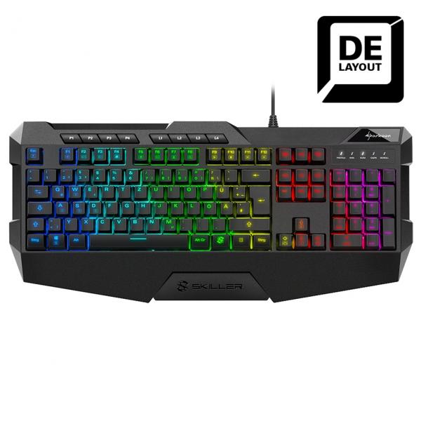TECLADO SHARKOON SKILLER SGK4 (US-LAYOUT) (4044951020478)