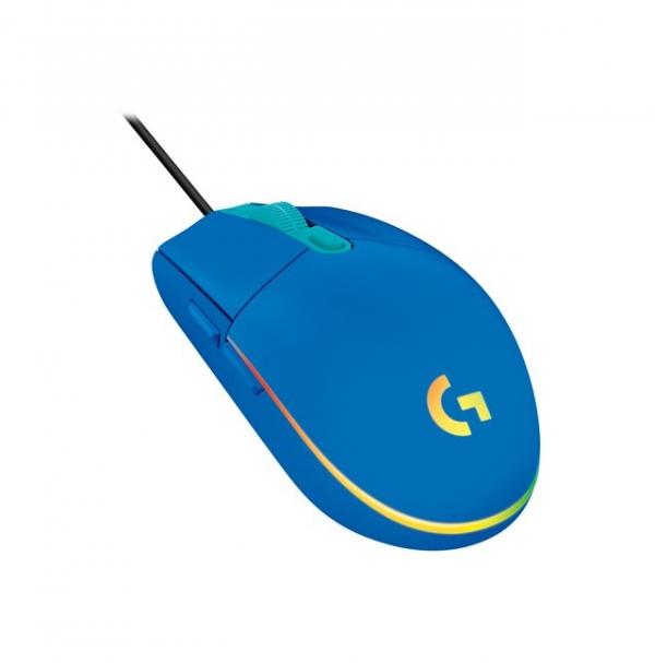 MOUSE LOGITECH USB G203 LIGHTSYNC GAMING 910-005792 BLUE