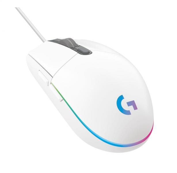 MOUSE LOGITECH USB G203 LIGHTSYNC GAMING WHITE 910-005791