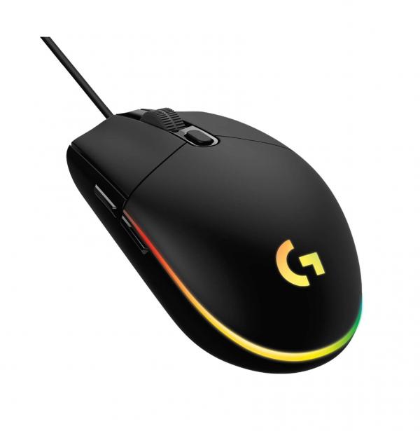 MOUSE LOGITECH USB G203 LIGHTSYNC GAMING 910-005790 BLACK