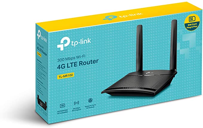 ROUTER TP LINK INALAMBRICO 300MBPS N 4G LTE TL-MR100