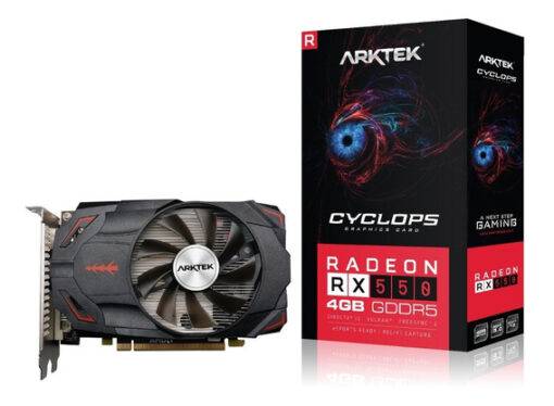 TARJETA DE VIDEO ARKTEK RX550 4GB DDR5 AKR550D5S4GL1