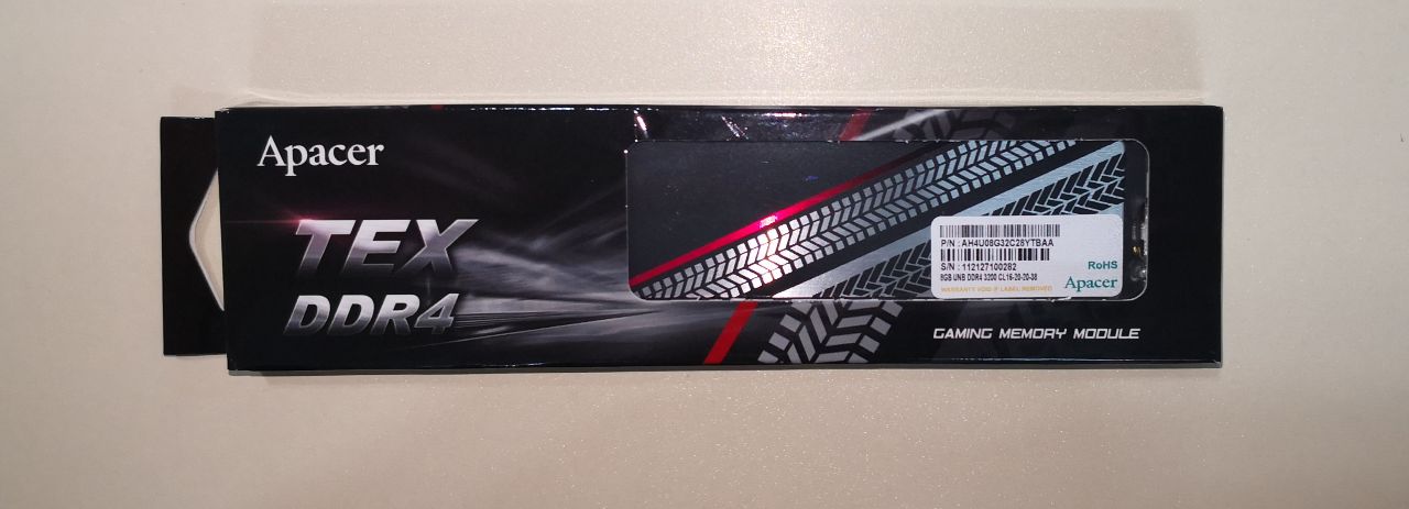 MEMORIA PC 8GB DDR4 3200MHZ APACER TEX AH4U08G32C28YTBAA-1