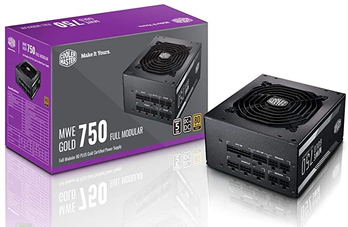 FUENTE DE PODER COOLER MASTER MWE GOLD 750 V2 FULL MODULAR MPE-7501-AFAAG-U2