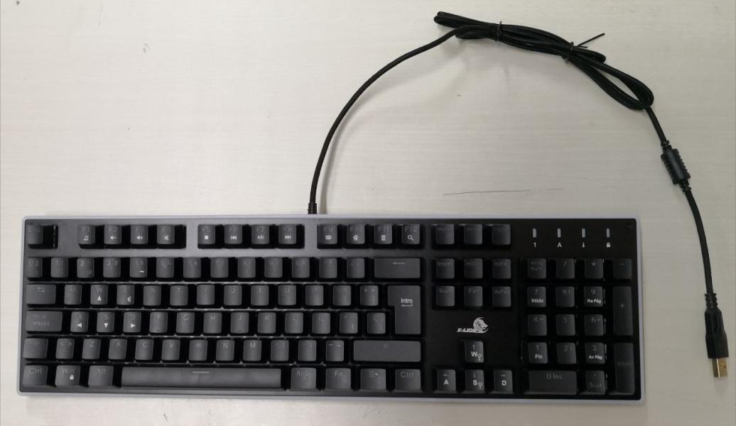 TECLADO GAMER X-LION USB MECANICO KBM-200