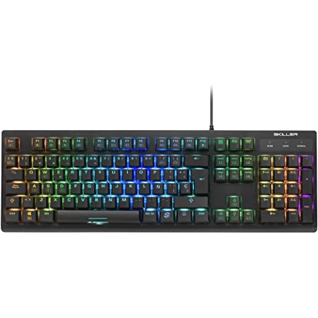 TECLADO SHARKOON USB SHARK SKILLER MECH SGK30 RED (4044951030866)