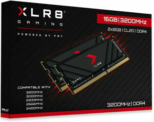 MEMORIA LAPTOP 16GB (2x8) DDR4 3200MHZ PNY MN16GK2D43200X