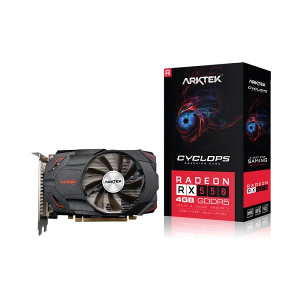 TARJETA DE VIDEO ARKTEK RX550 4GB DDR5 AKR550D5S4GH1