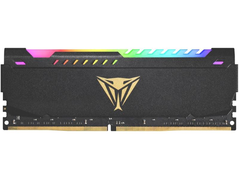MEMORIA PC 8GB DDR4 3600MHZ PATRIOT RGB CL20 VIPER STEEL BLACK HS SINGLE PVSR48G360C0 V4S