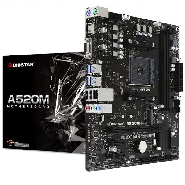 TARJETA MADRE BIOSTAR A520M H AMD