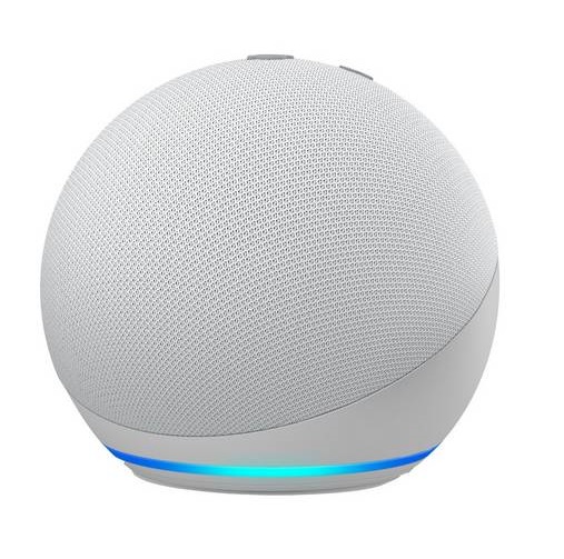PARLANTE AMAZON ECHO DOT (4TH GEN) SMART CON ALEXA-GLACIER WHITE AMZ-B084J4KNDS