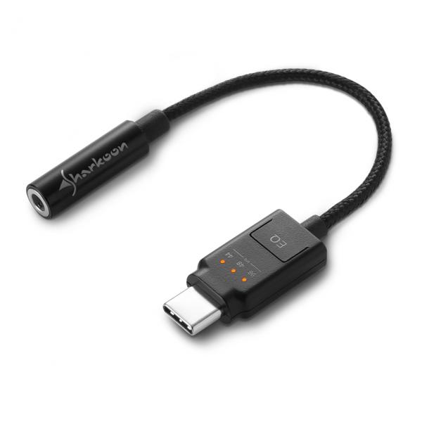 ADAPTADOR SHARKOON DE SONIDO TYPE C (MOBILE DAC) (4044951028276)