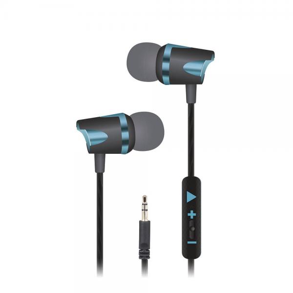 AURICULAR UNNO TEKNO SOULBUDS 3.5MM WITH MIC BLUE HS7009BL