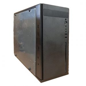 CASE H003 USB + AUDIO BLACK SIN FUENTE DE PODER